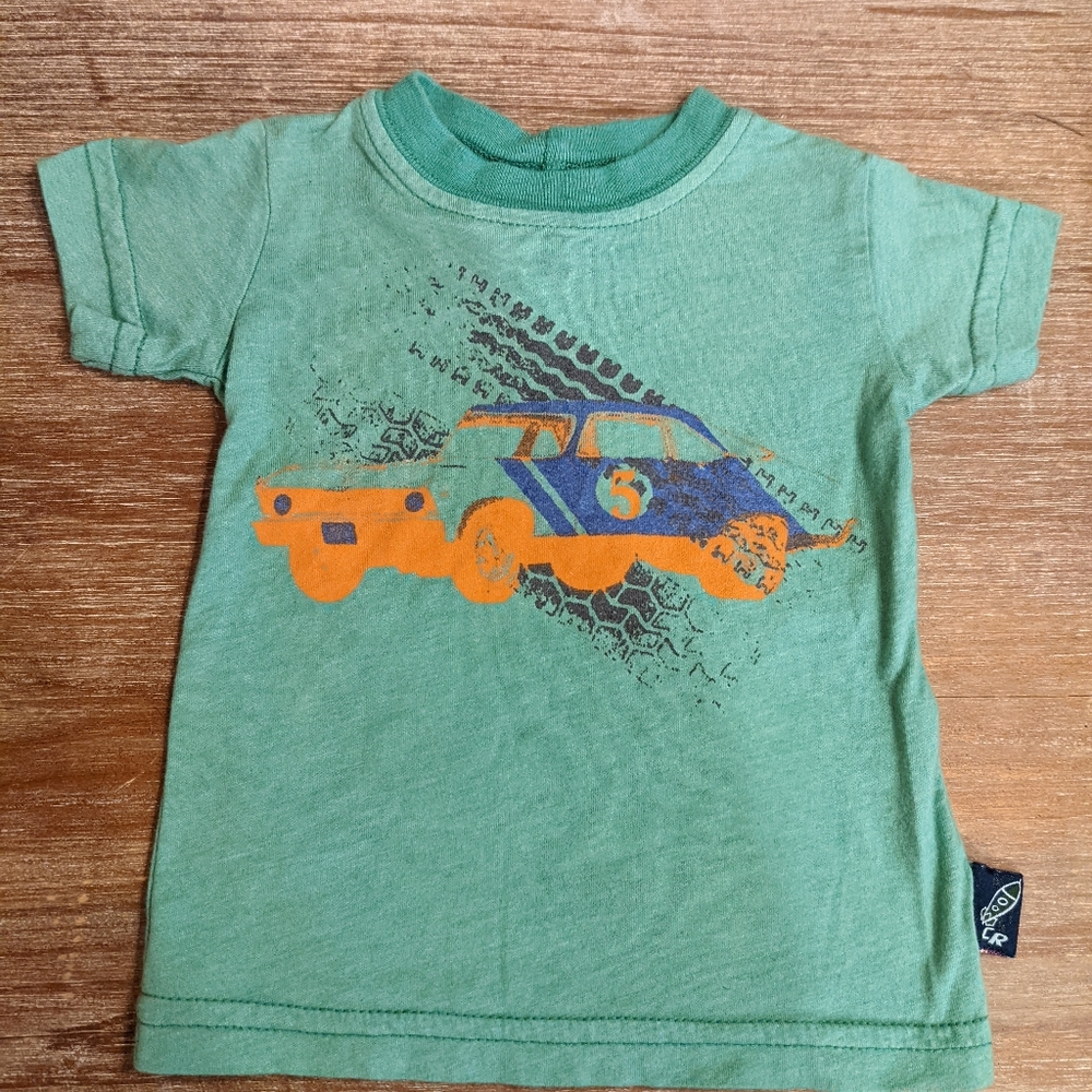 Charlie rockets car shirt size3/6 months